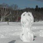 Snow Sculptures in Jackson Village Park 2005
