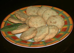 sage pignoli shortbread